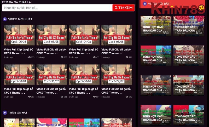 Nhiều mức cược khác nhau tại đá gà 88